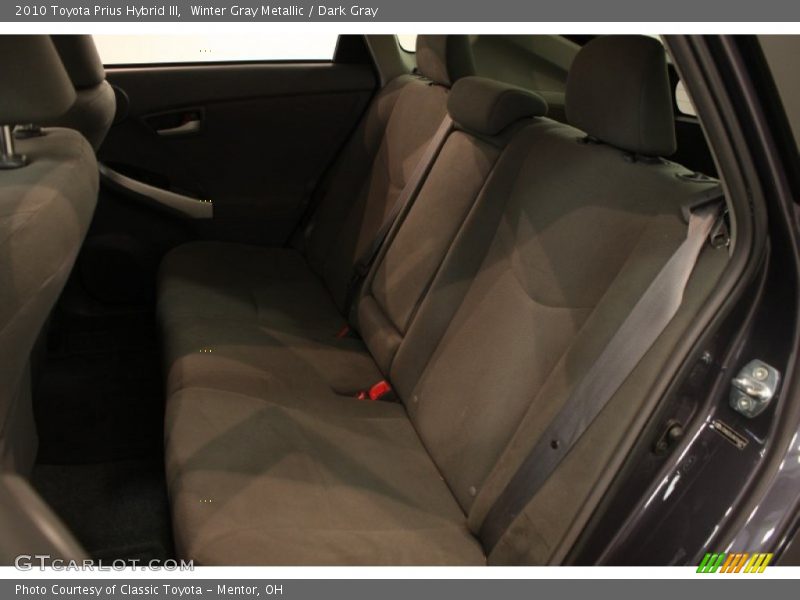 Winter Gray Metallic / Dark Gray 2010 Toyota Prius Hybrid III