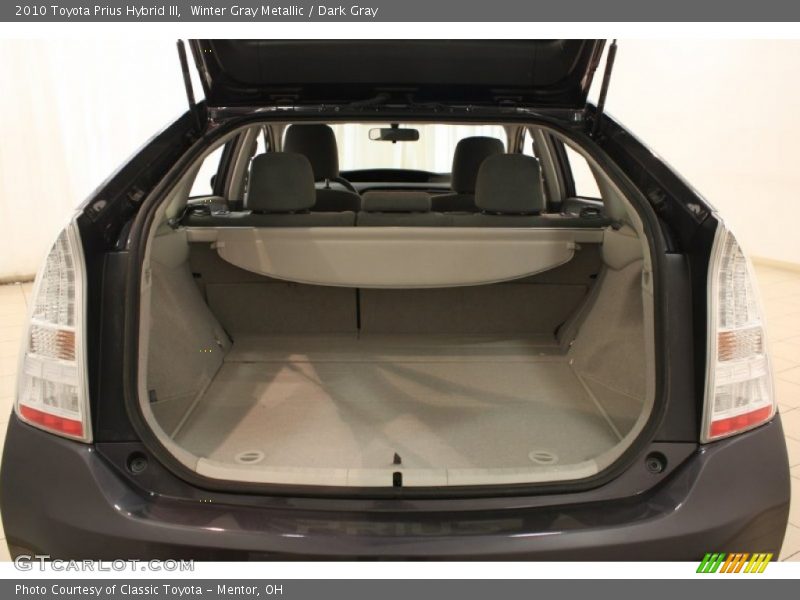 Winter Gray Metallic / Dark Gray 2010 Toyota Prius Hybrid III