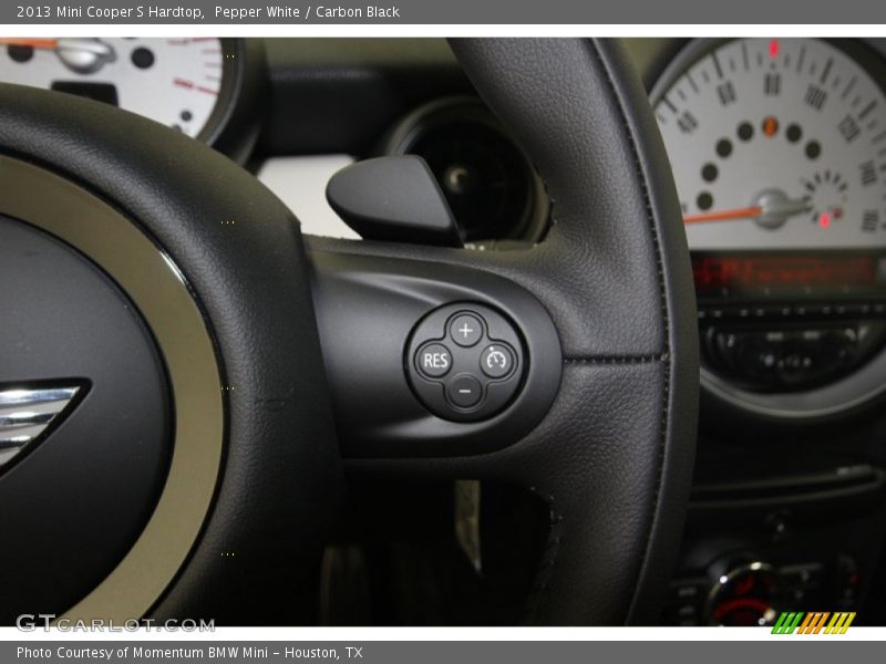 Pepper White / Carbon Black 2013 Mini Cooper S Hardtop