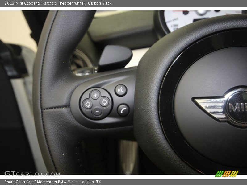 Pepper White / Carbon Black 2013 Mini Cooper S Hardtop