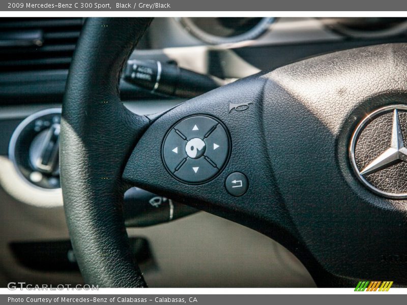 Black / Grey/Black 2009 Mercedes-Benz C 300 Sport