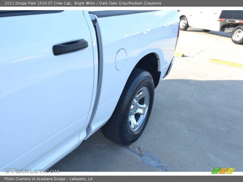 Bright White / Dark Slate Gray/Medium Graystone 2011 Dodge Ram 1500 ST Crew Cab