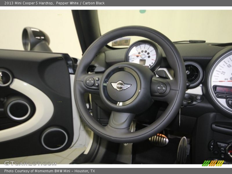 Pepper White / Carbon Black 2013 Mini Cooper S Hardtop
