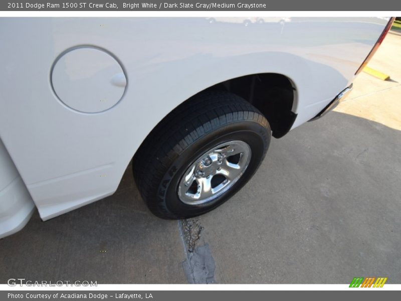 Bright White / Dark Slate Gray/Medium Graystone 2011 Dodge Ram 1500 ST Crew Cab