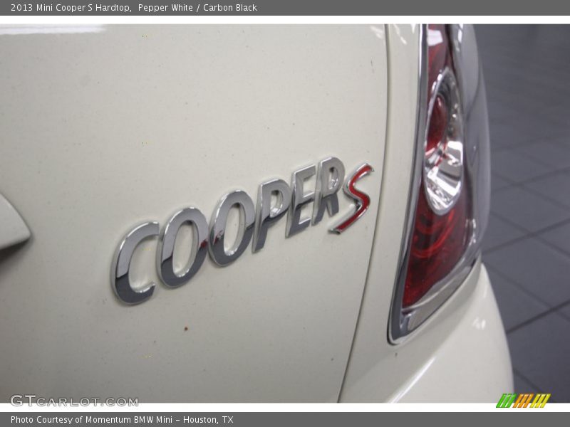 Pepper White / Carbon Black 2013 Mini Cooper S Hardtop