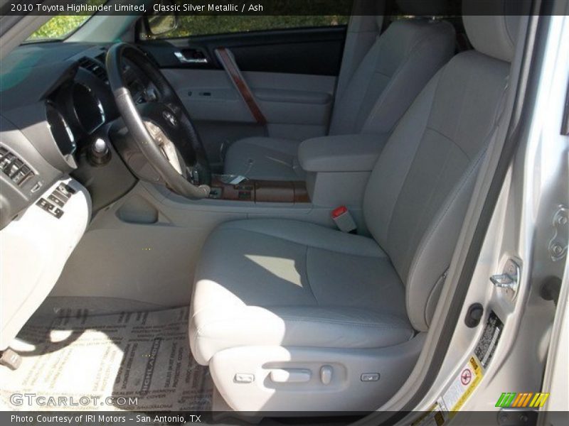 Classic Silver Metallic / Ash 2010 Toyota Highlander Limited