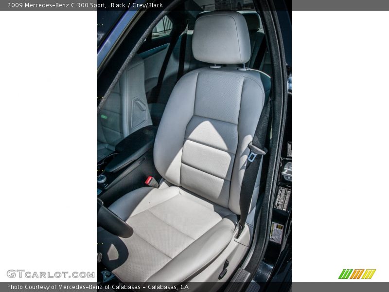 Black / Grey/Black 2009 Mercedes-Benz C 300 Sport