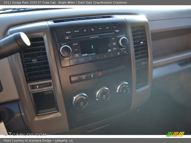Bright White / Dark Slate Gray/Medium Graystone 2011 Dodge Ram 1500 ST Crew Cab