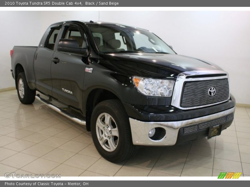 Black / Sand Beige 2010 Toyota Tundra SR5 Double Cab 4x4