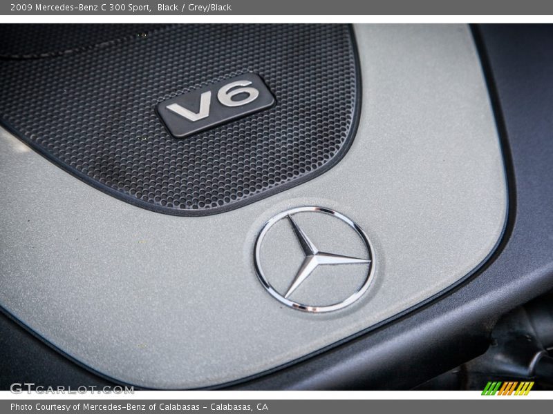 Black / Grey/Black 2009 Mercedes-Benz C 300 Sport