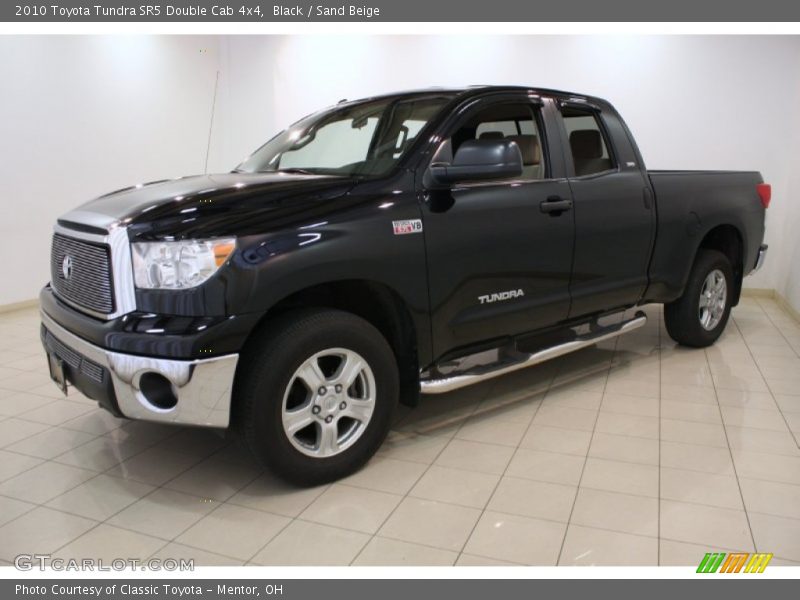 Black / Sand Beige 2010 Toyota Tundra SR5 Double Cab 4x4