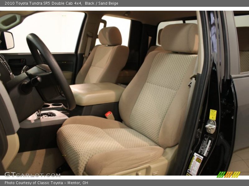 Black / Sand Beige 2010 Toyota Tundra SR5 Double Cab 4x4