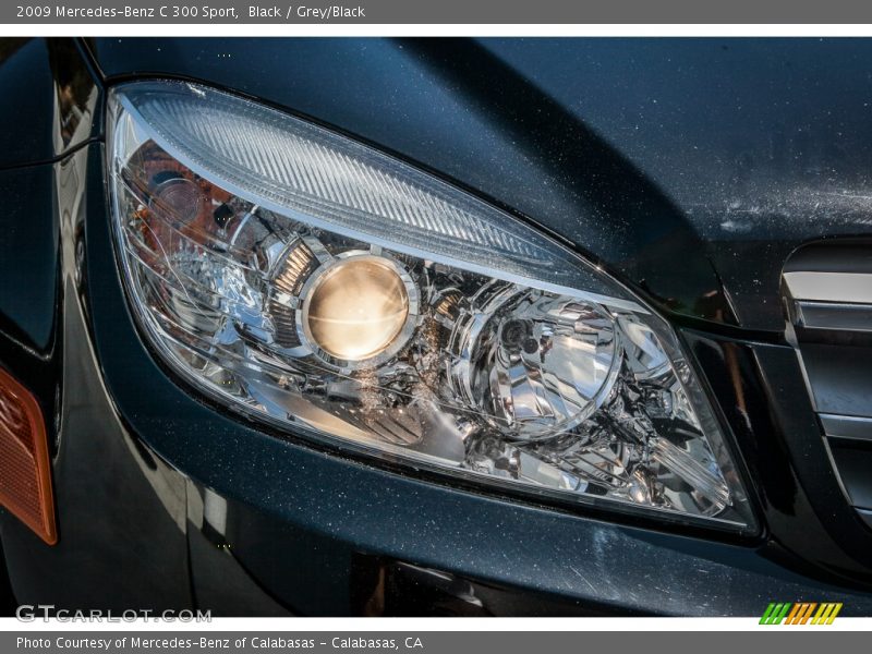 Black / Grey/Black 2009 Mercedes-Benz C 300 Sport