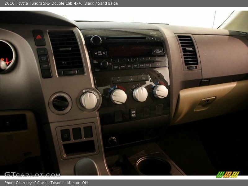 Black / Sand Beige 2010 Toyota Tundra SR5 Double Cab 4x4