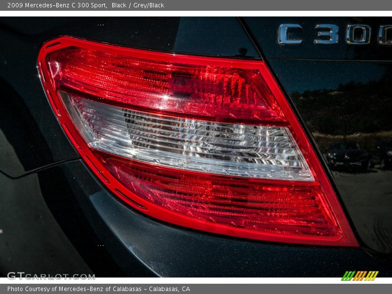 Black / Grey/Black 2009 Mercedes-Benz C 300 Sport