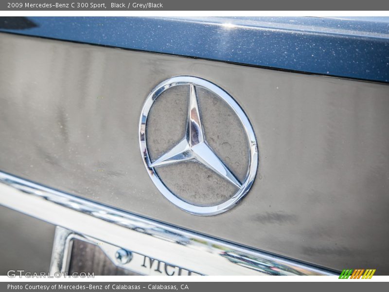 Black / Grey/Black 2009 Mercedes-Benz C 300 Sport