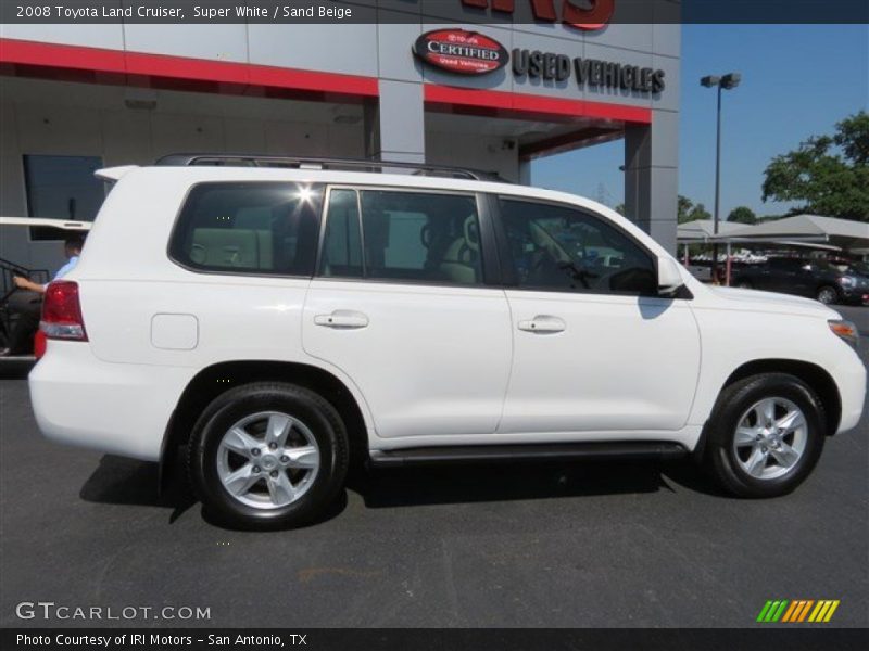 Super White / Sand Beige 2008 Toyota Land Cruiser