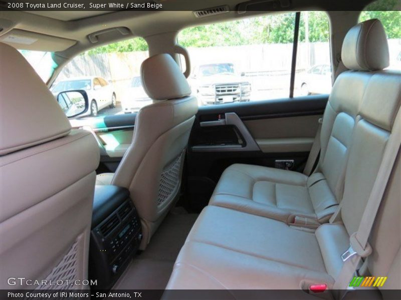 Super White / Sand Beige 2008 Toyota Land Cruiser