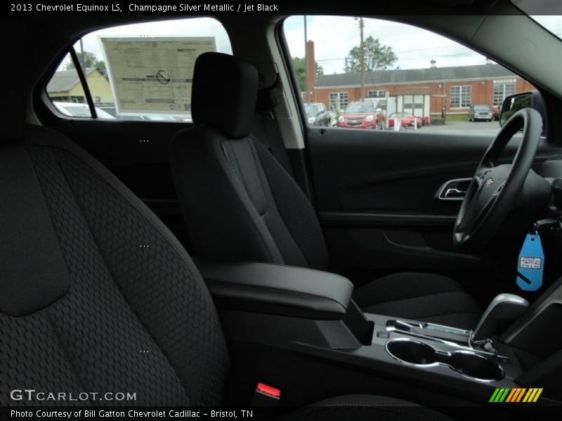 Champagne Silver Metallic / Jet Black 2013 Chevrolet Equinox LS
