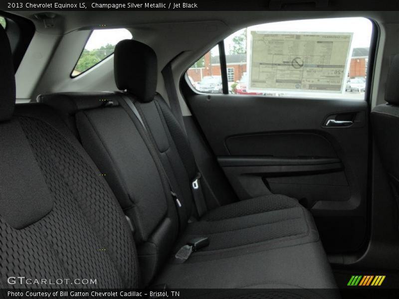 Champagne Silver Metallic / Jet Black 2013 Chevrolet Equinox LS