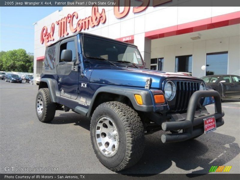 Patriot Blue Pearl / Dark Slate Gray 2005 Jeep Wrangler X 4x4