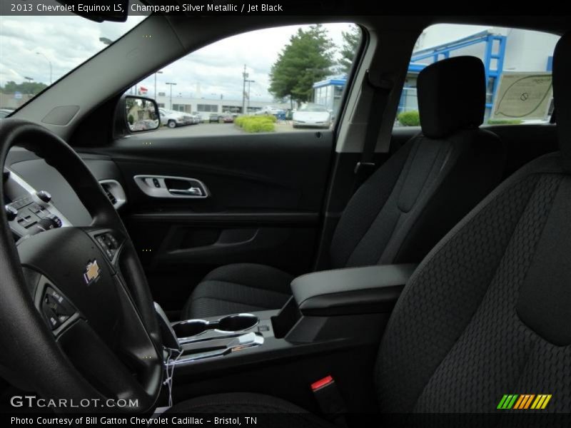 Champagne Silver Metallic / Jet Black 2013 Chevrolet Equinox LS