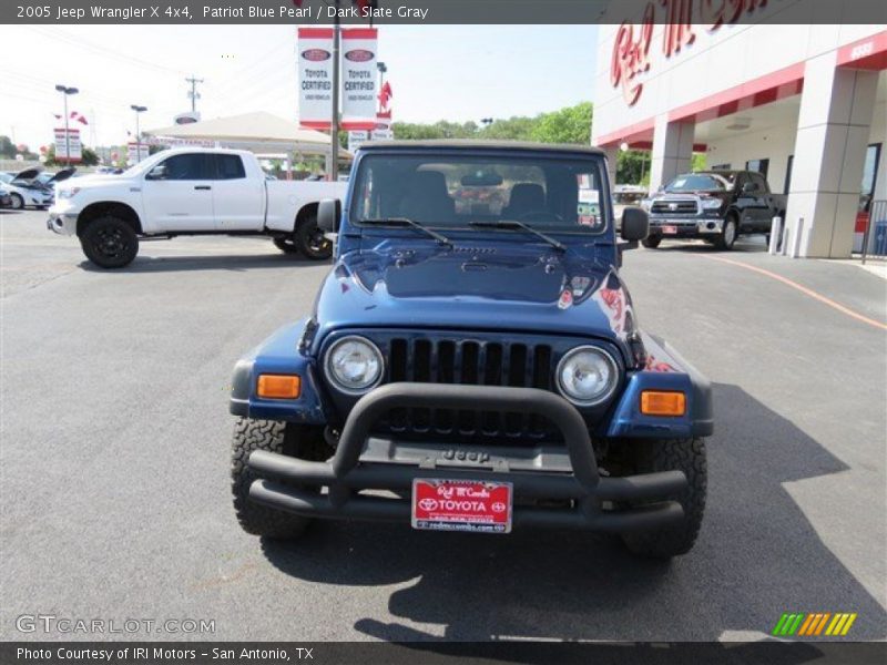 Patriot Blue Pearl / Dark Slate Gray 2005 Jeep Wrangler X 4x4