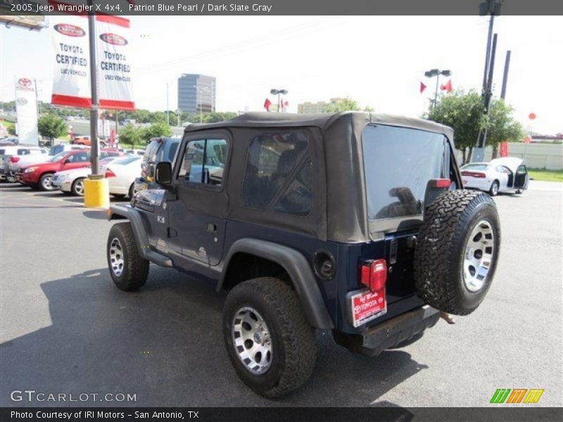 Patriot Blue Pearl / Dark Slate Gray 2005 Jeep Wrangler X 4x4