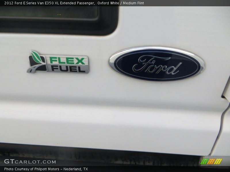 Oxford White / Medium Flint 2012 Ford E Series Van E350 XL Extended Passenger