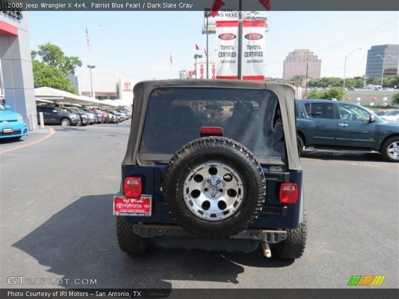 Patriot Blue Pearl / Dark Slate Gray 2005 Jeep Wrangler X 4x4