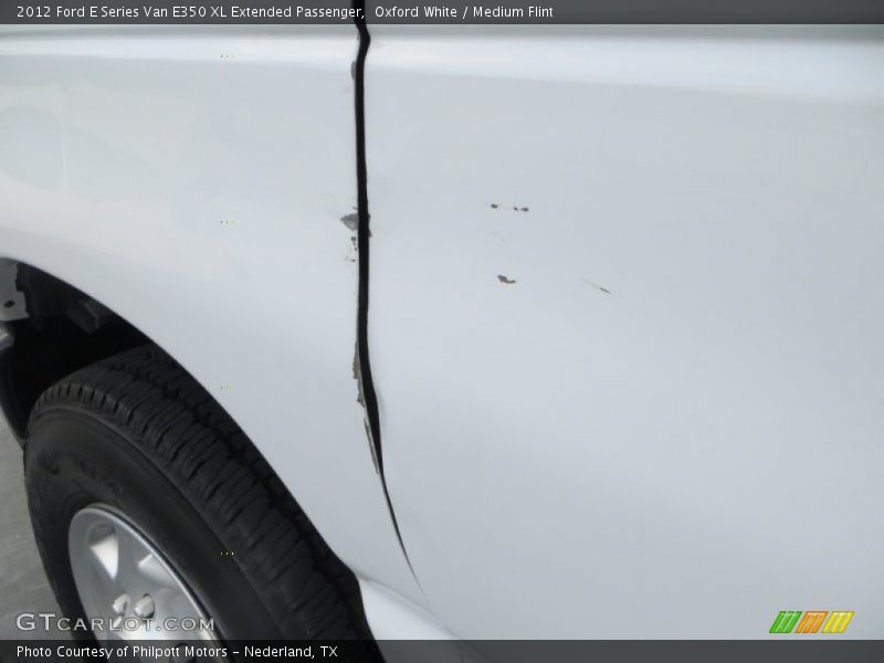 Oxford White / Medium Flint 2012 Ford E Series Van E350 XL Extended Passenger