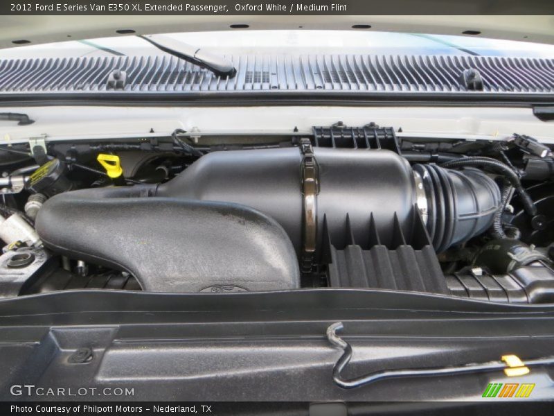 Oxford White / Medium Flint 2012 Ford E Series Van E350 XL Extended Passenger