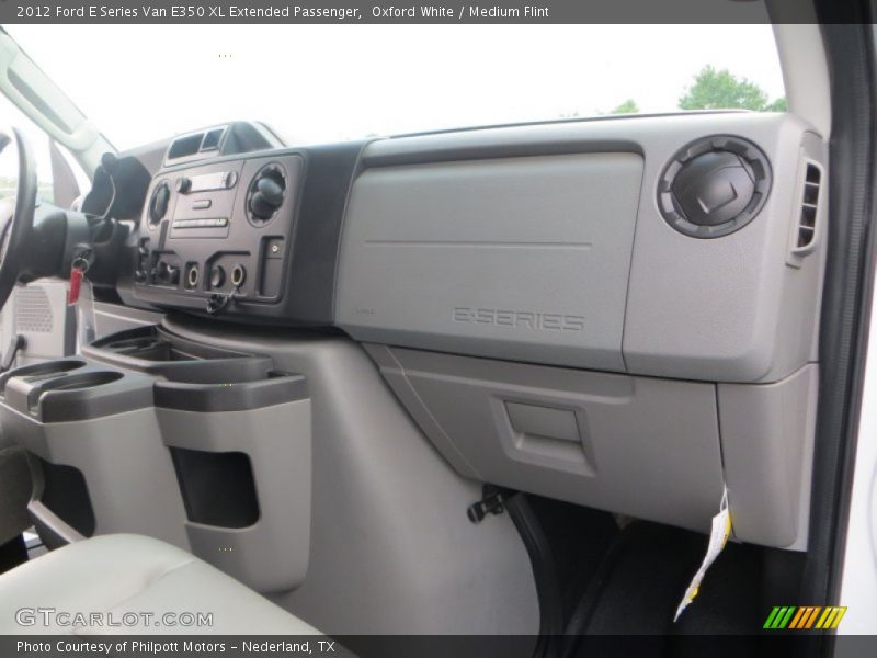Oxford White / Medium Flint 2012 Ford E Series Van E350 XL Extended Passenger