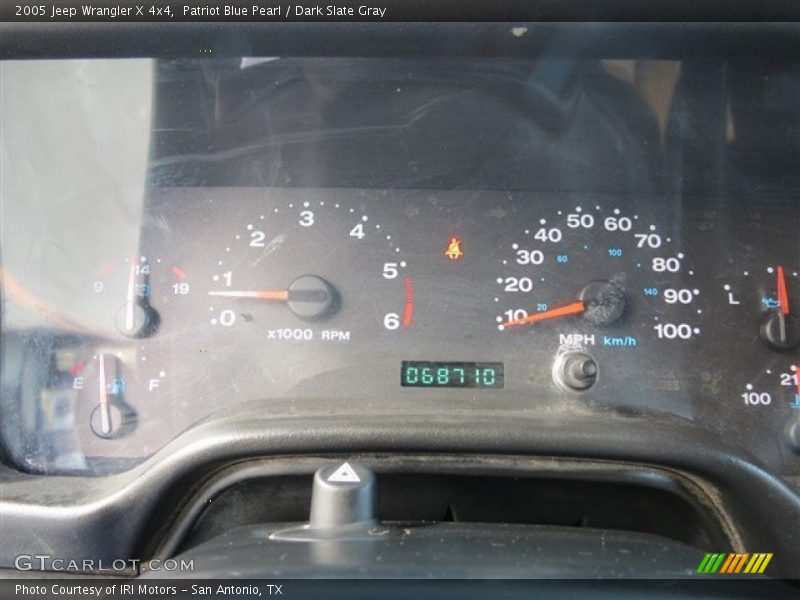 Patriot Blue Pearl / Dark Slate Gray 2005 Jeep Wrangler X 4x4