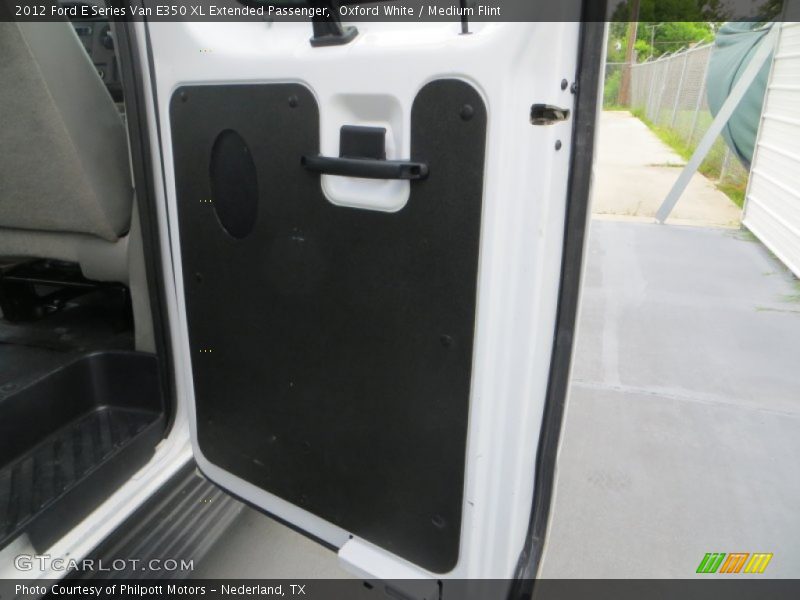 Oxford White / Medium Flint 2012 Ford E Series Van E350 XL Extended Passenger