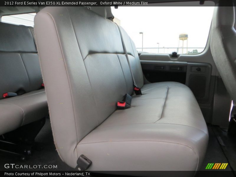 Oxford White / Medium Flint 2012 Ford E Series Van E350 XL Extended Passenger