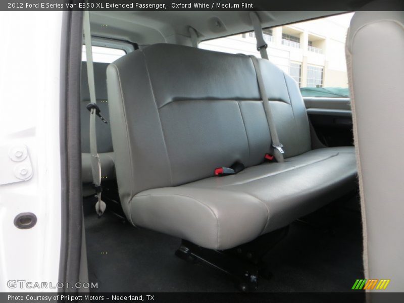 Oxford White / Medium Flint 2012 Ford E Series Van E350 XL Extended Passenger