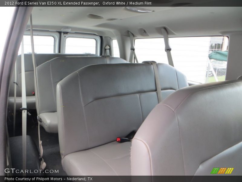 Oxford White / Medium Flint 2012 Ford E Series Van E350 XL Extended Passenger