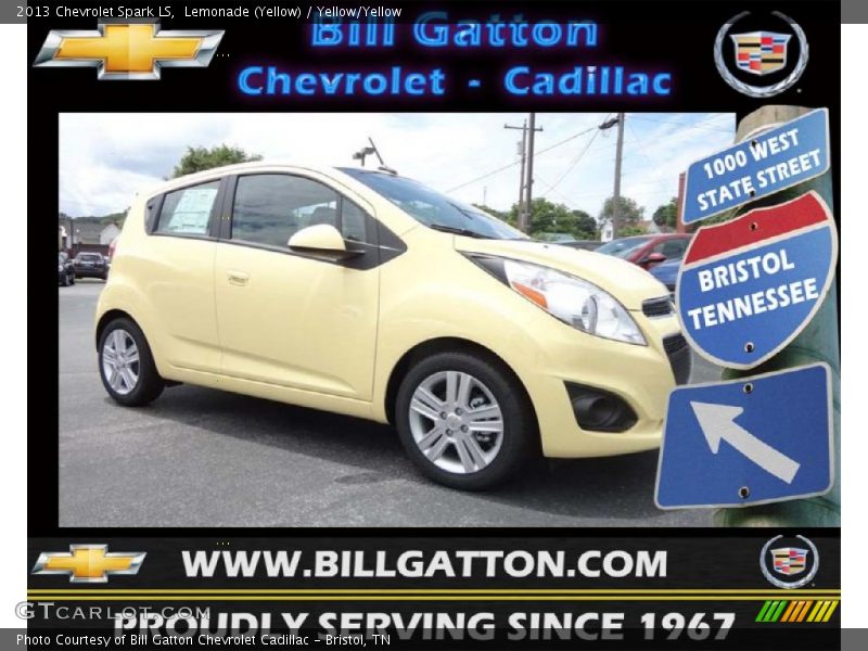 Lemonade (Yellow) / Yellow/Yellow 2013 Chevrolet Spark LS