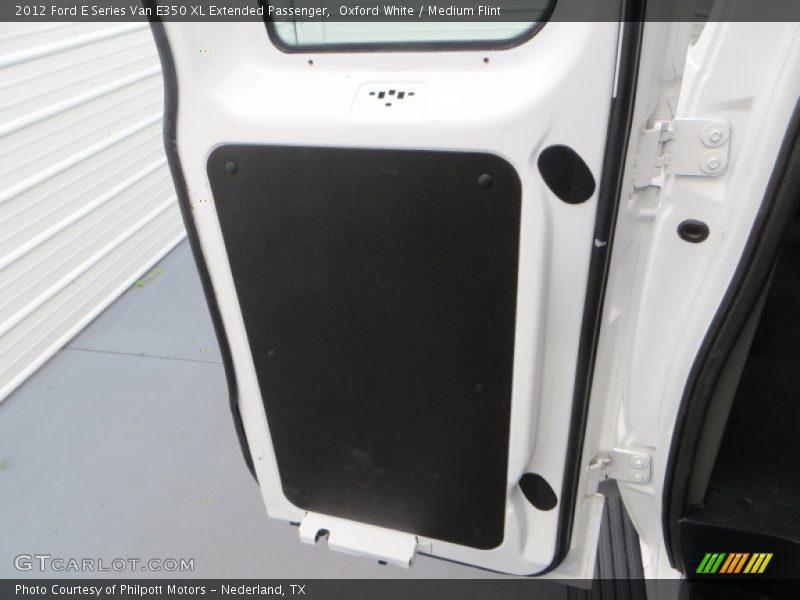Oxford White / Medium Flint 2012 Ford E Series Van E350 XL Extended Passenger