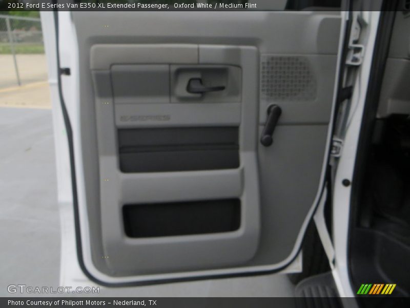 Oxford White / Medium Flint 2012 Ford E Series Van E350 XL Extended Passenger