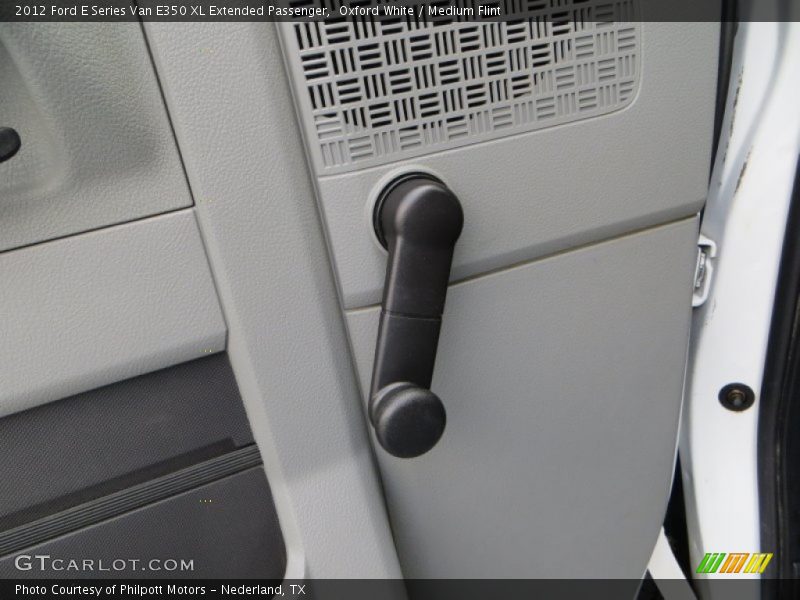 Oxford White / Medium Flint 2012 Ford E Series Van E350 XL Extended Passenger