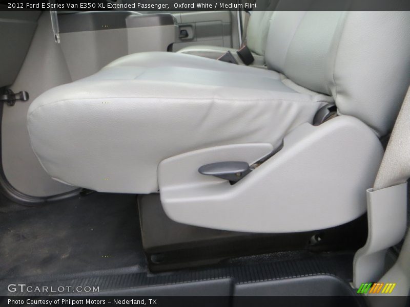Oxford White / Medium Flint 2012 Ford E Series Van E350 XL Extended Passenger