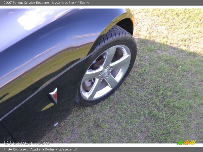 Mysterious Black / Ebony 2007 Pontiac Solstice Roadster