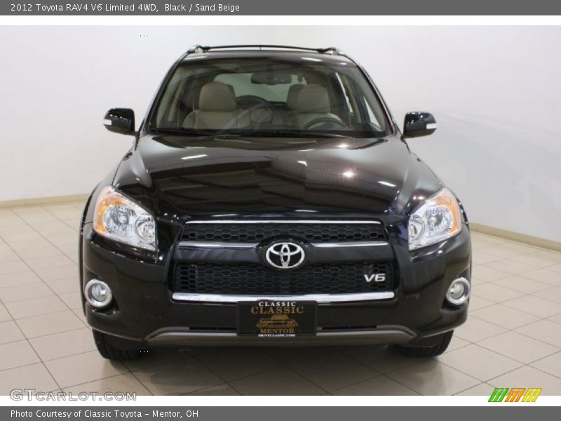 Black / Sand Beige 2012 Toyota RAV4 V6 Limited 4WD