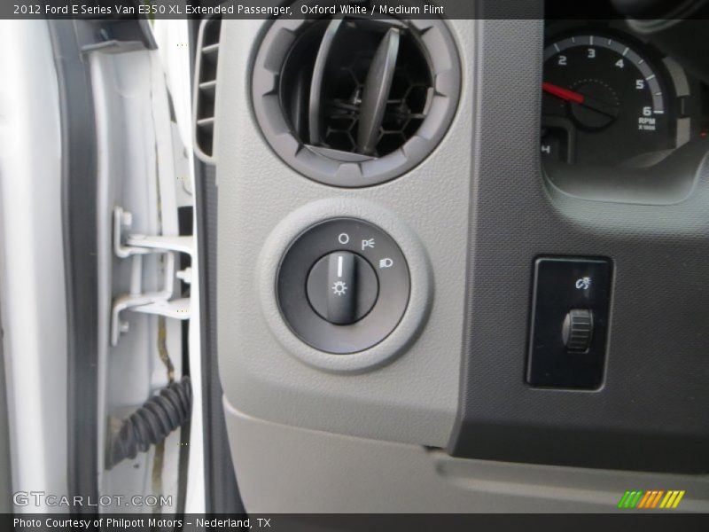 Oxford White / Medium Flint 2012 Ford E Series Van E350 XL Extended Passenger