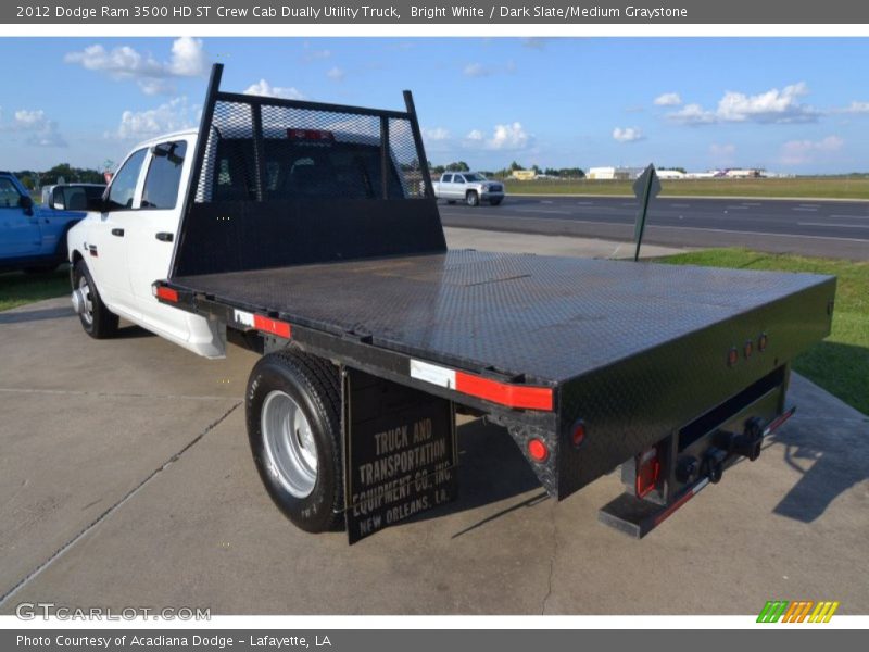 Bright White / Dark Slate/Medium Graystone 2012 Dodge Ram 3500 HD ST Crew Cab Dually Utility Truck