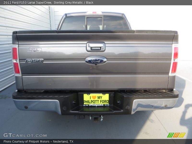 Sterling Grey Metallic / Black 2011 Ford F150 Lariat SuperCrew