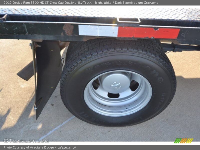 Bright White / Dark Slate/Medium Graystone 2012 Dodge Ram 3500 HD ST Crew Cab Dually Utility Truck