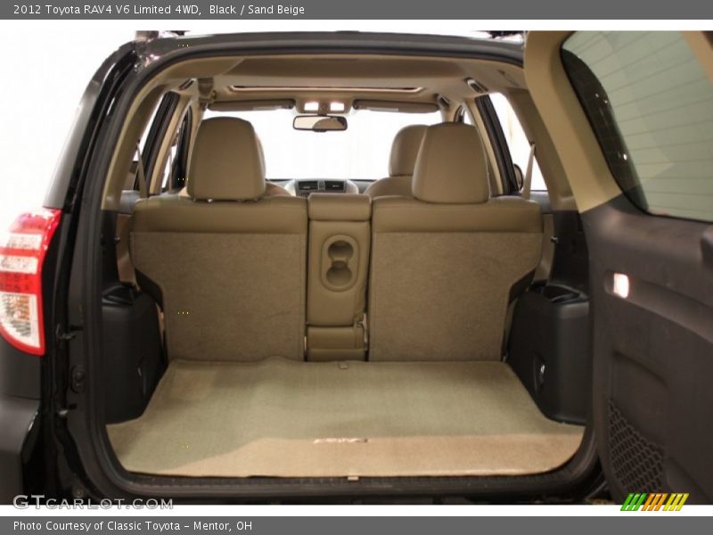 Black / Sand Beige 2012 Toyota RAV4 V6 Limited 4WD